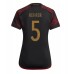 Cheap Germany Thilo Kehrer #5 Away Football Shirt Women World Cup 2022 Short Sleeve